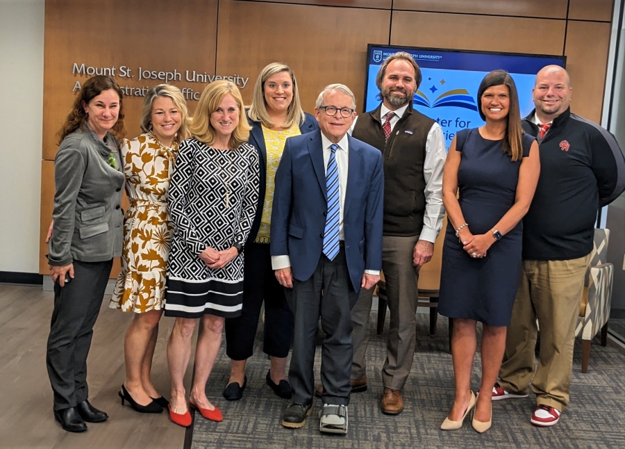 OHLSD administrators with Gov. DeWine